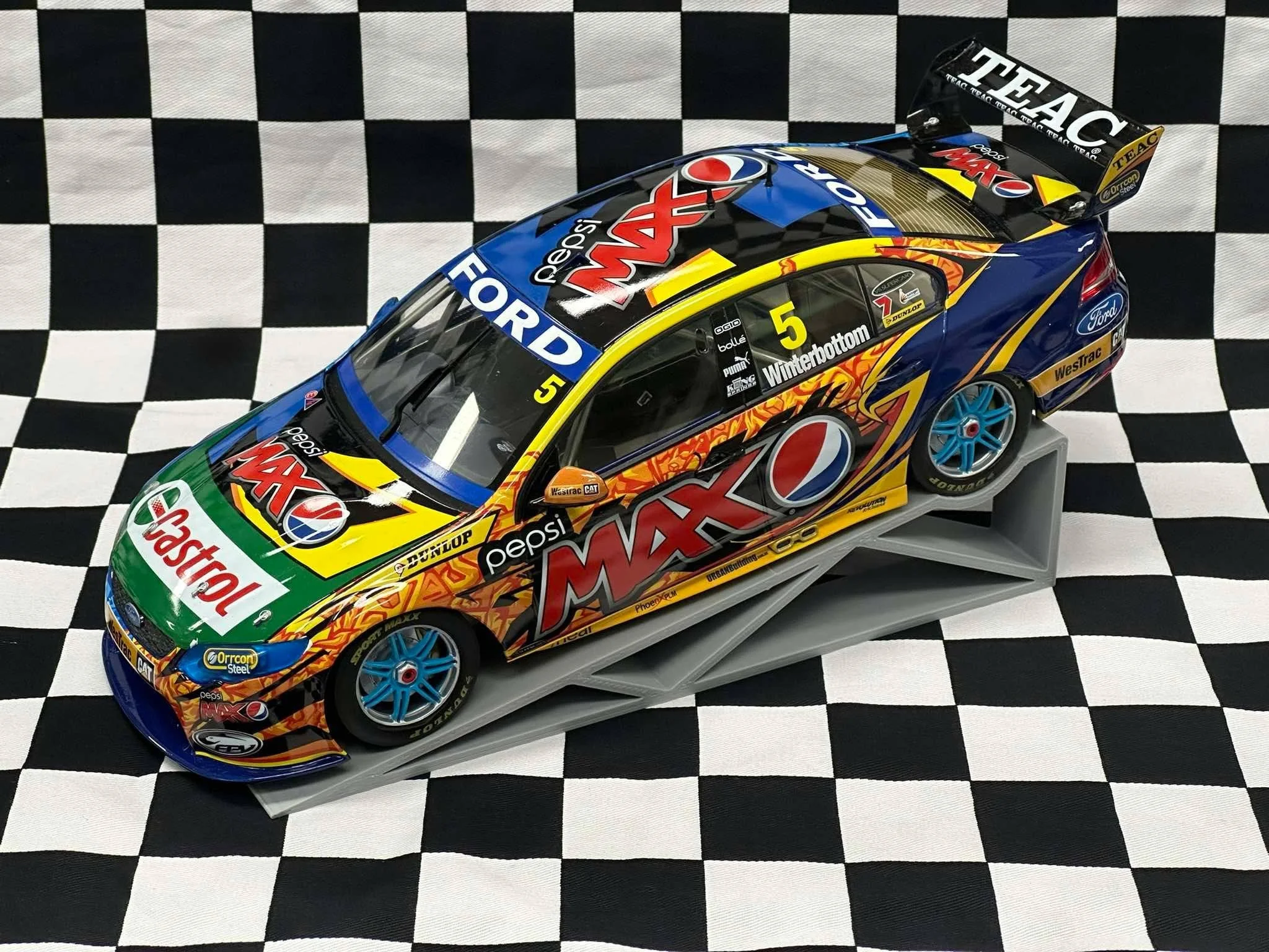 1:18 SCALE FORD FG FALCON 2013 PEPSI MAX CREW MARK WINTERBOTTOM