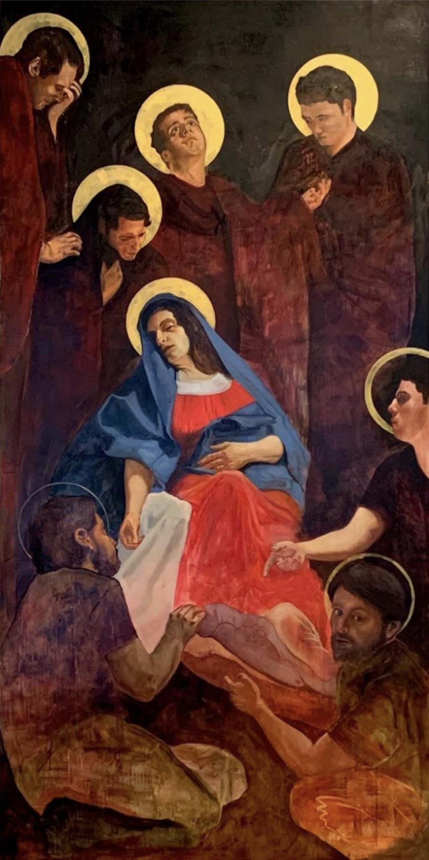 Dormition
96" x 48"
Oil on wood
2023