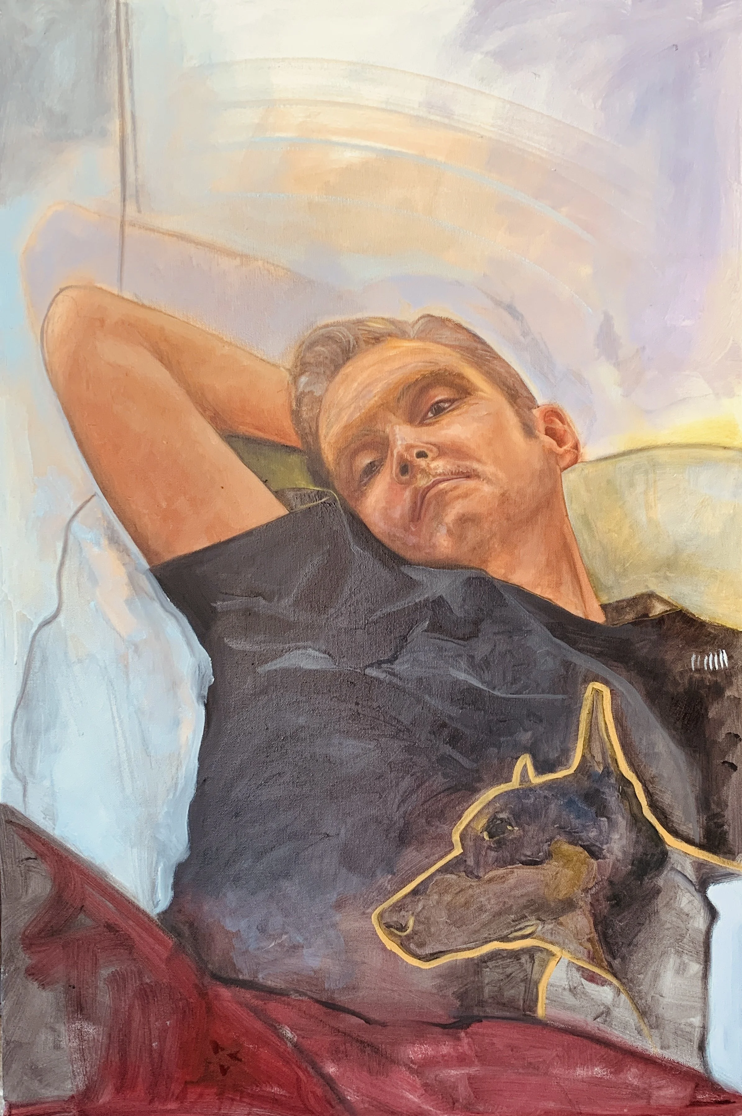 Dilemma: Immovable, Unquantifiable
Oil on Canvas
36” x 24”
2023