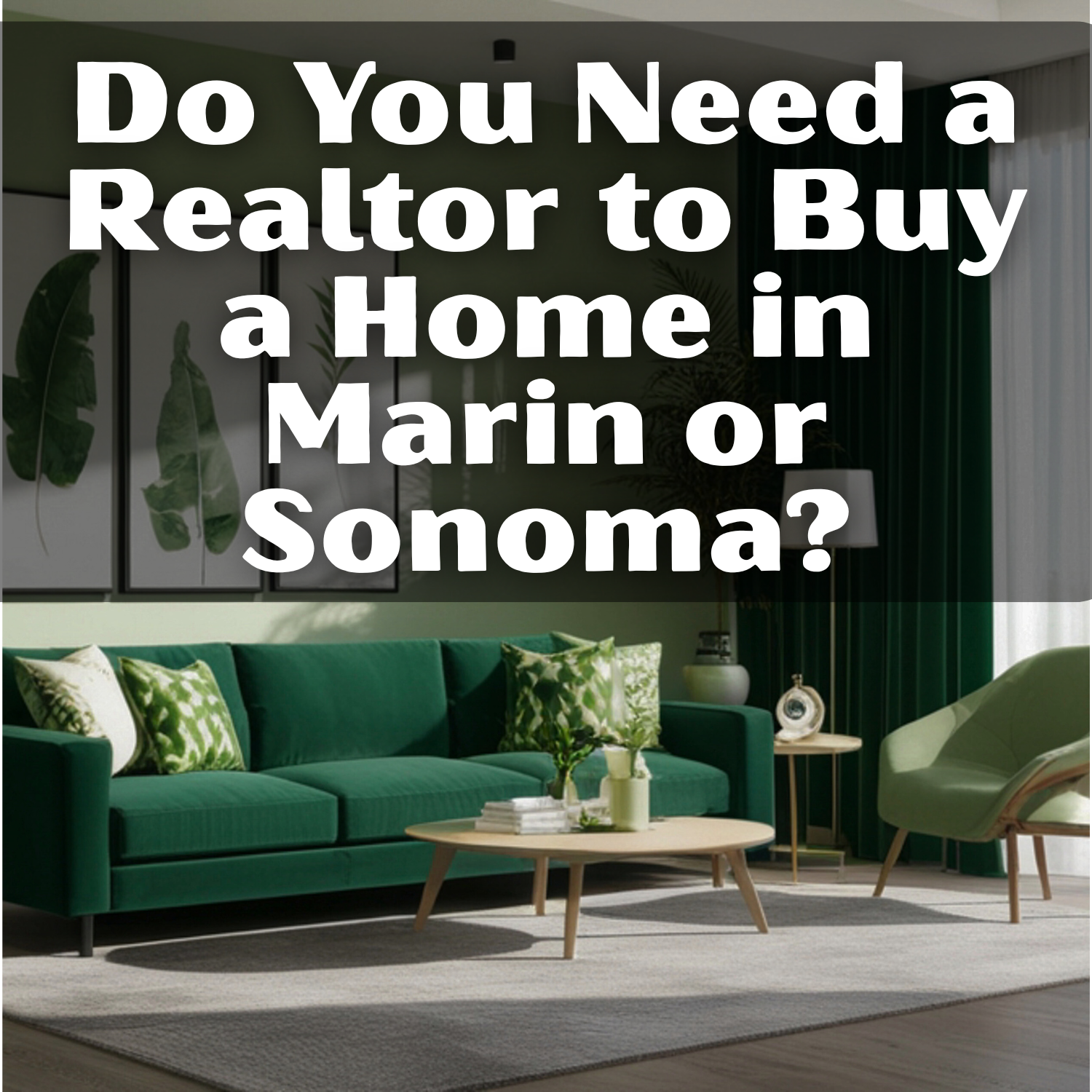 Do You Need a Realtor to Buy a Home in Sonoma or Marin County?