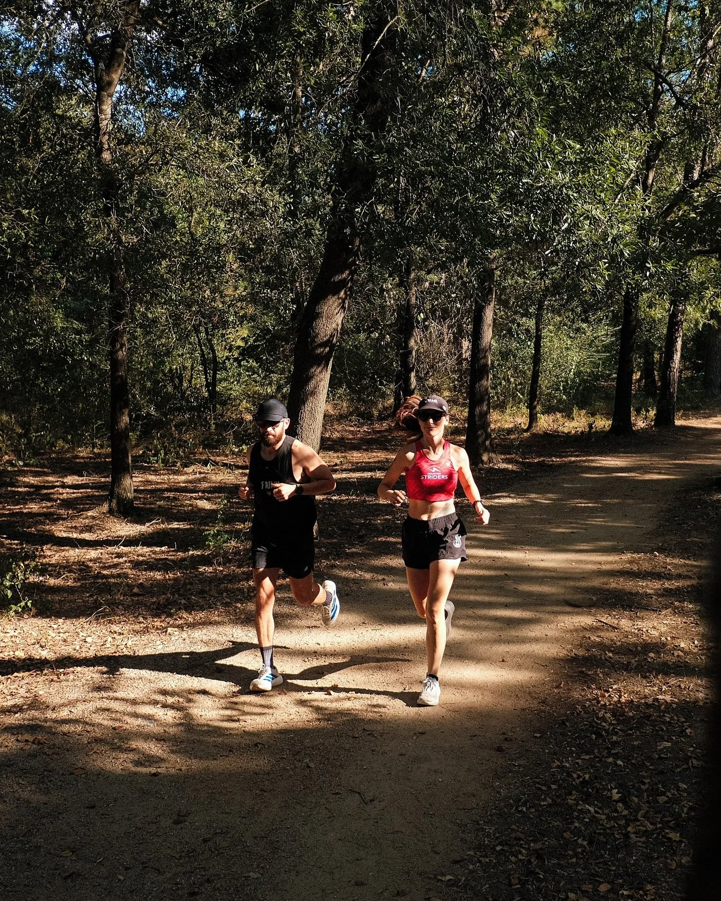 The @houhalf and 10K were @birdgirlbaird and @leo_rms1022&rsquo;s first races as Houstonians. Both Freaks, both Striders, joined for similar reasons at different times who continue showing up for the support and community our clubs provide.
⠀⠀⠀
What 