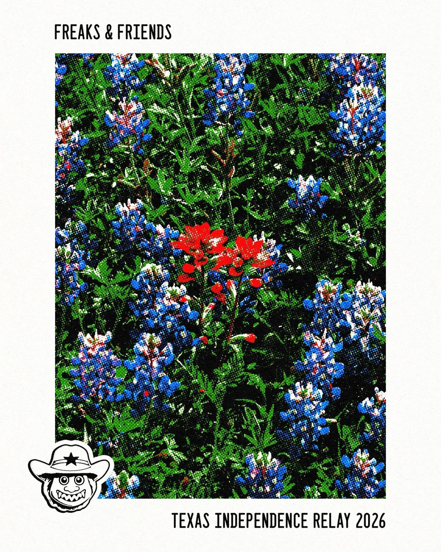 Freaks returns to the @texasindrelay &mdash; 200 miles from Gonzales to Houston. Join our kickoff at @saintarnoldbrewing on Friday, March 27th with van decorating, and team photos. Announcements at 7:15pm.
⠀⠀⠀⠀
Shoutout to @timelessrunners, @striderd