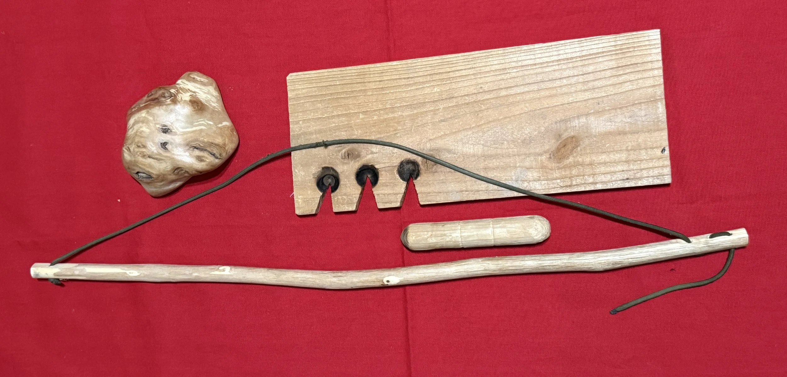 PRIMITIVE MAKING FIRE — and “return of the Light” WINTER SOLSTICE celebration