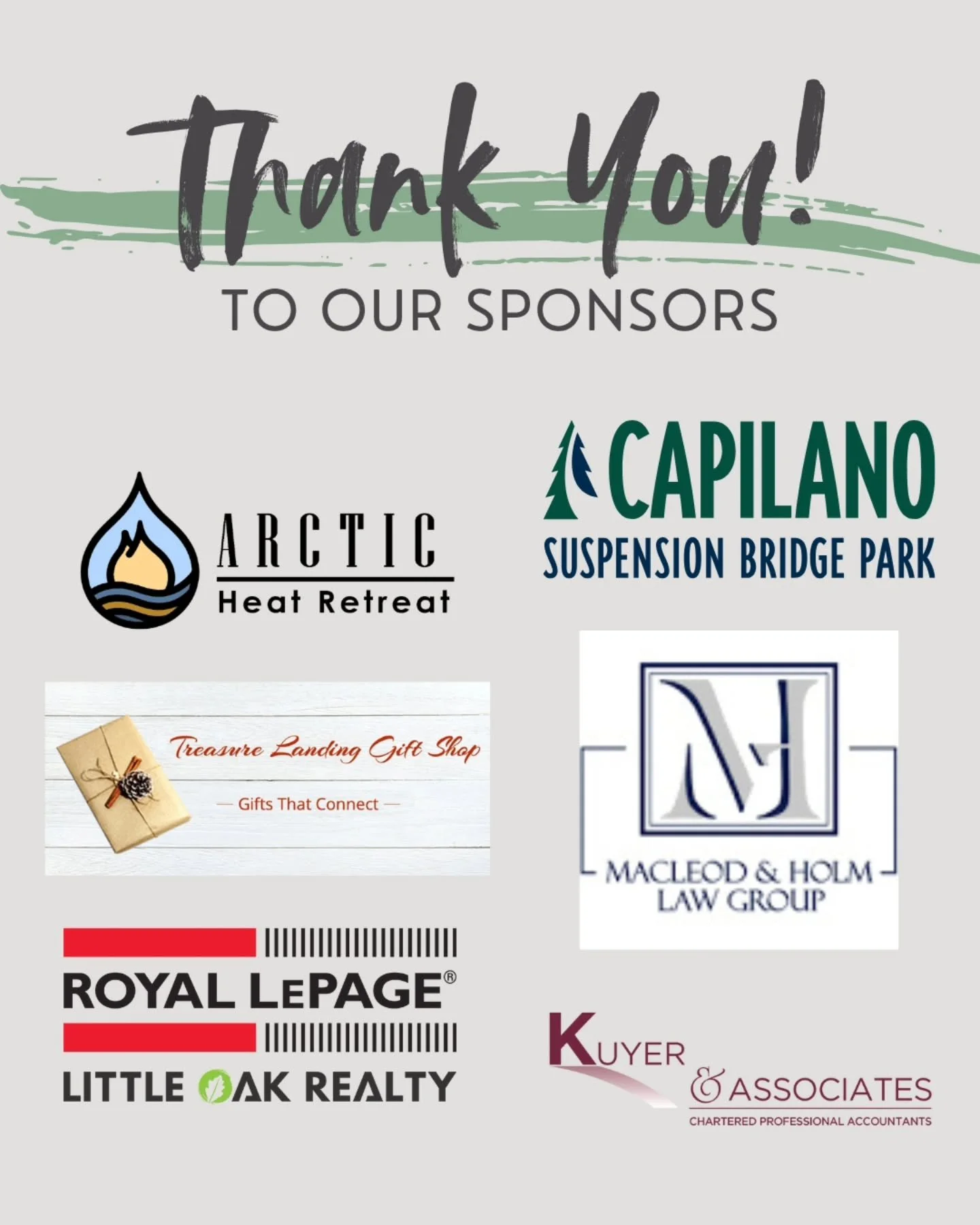We are so grateful to our Accessibility Sponsors, they have been a huge part of making this fundraiser possible. Be sure to check them out!