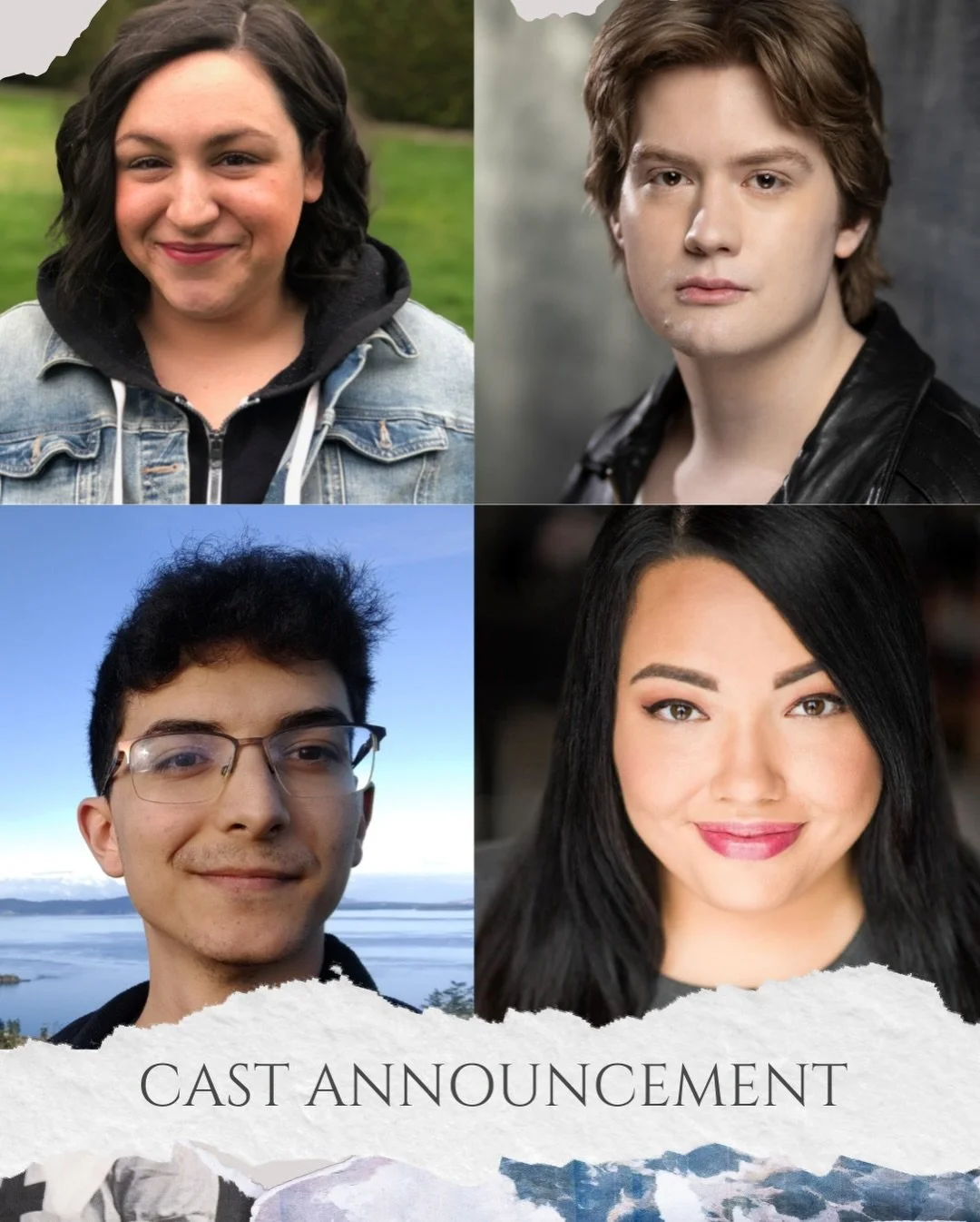 CAST ANNOUNCEMENT

We are thrilled to share with you the cast for TEMPTING PROVIDENCE! 

Danielle Snider - MYRA 
Riley Bjarnason - ANGUS 
Samantha Alexander - &ldquo;WOMAN&rdquo; 
Jacks Nouripour - &ldquo;MAN&rdquo;

Tempting Providence will be runni