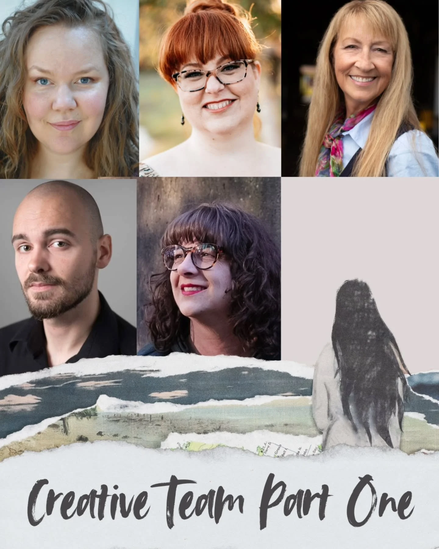 "Meet our creative team for Tempting Providence:
(Part One) 

We welcome back some familiar faces from last year's team:

Nicola Shannon as Director
Jessica Enns-Lear as Stage Manager
Marta Nagy as Assistant Stage Manager
Josh Osborne as Sound D