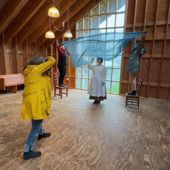 Soon we are ready to show you the results of our promoshoot! 
In the meantime enjoy some more behind the scenes fun! 

#temptingprovidence #bctheatre #littledippertheatreco #langleytheatre