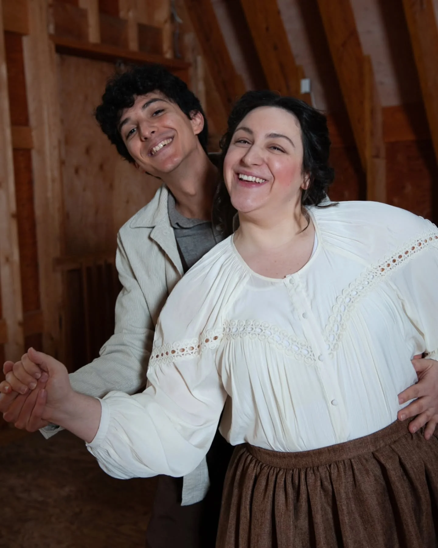 Angus: "She could have danced with anyone she pleased." 

TEMPTING PROVIDENCE 
March 12-29 
At Swallowfield Farm 
Tickets at: littledippertheatre.com

Photos: @diannaneufeldtlewis
Costumes: @luckysharpie
Props: @cathdelarambelje.theatre

#b