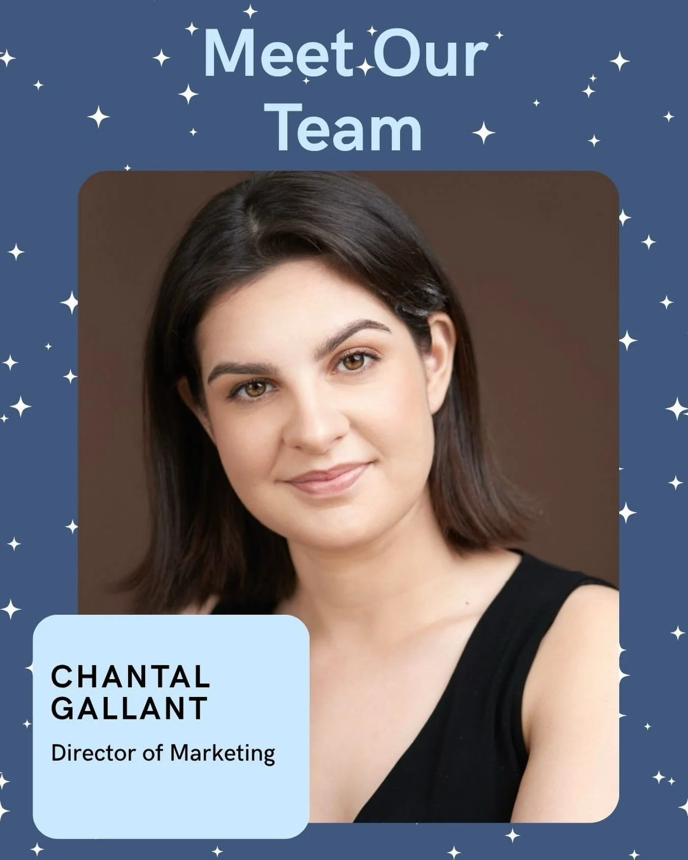 The Little Dipper Producer Team is Growing! 

Meet Chantal!
Another long-time Little Dipper friend, Chantal is joining the team as Director of Marketing and Socials. 

Chantal is an actor, playwright, and educator from Vancouver Island. She holds a d