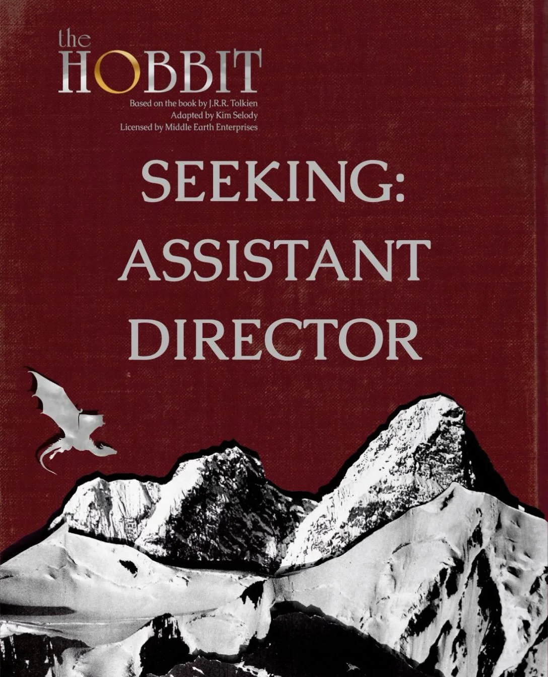 We&rsquo;re currently accepting Assistant Director proposals for The Hobbit by Kim Selody! Interested? We&rsquo;d love to hear from you! Visit our website or follow the &ldquo;Get Involved&rdquo; link in our bio for more info. Deadline to apply is Oc