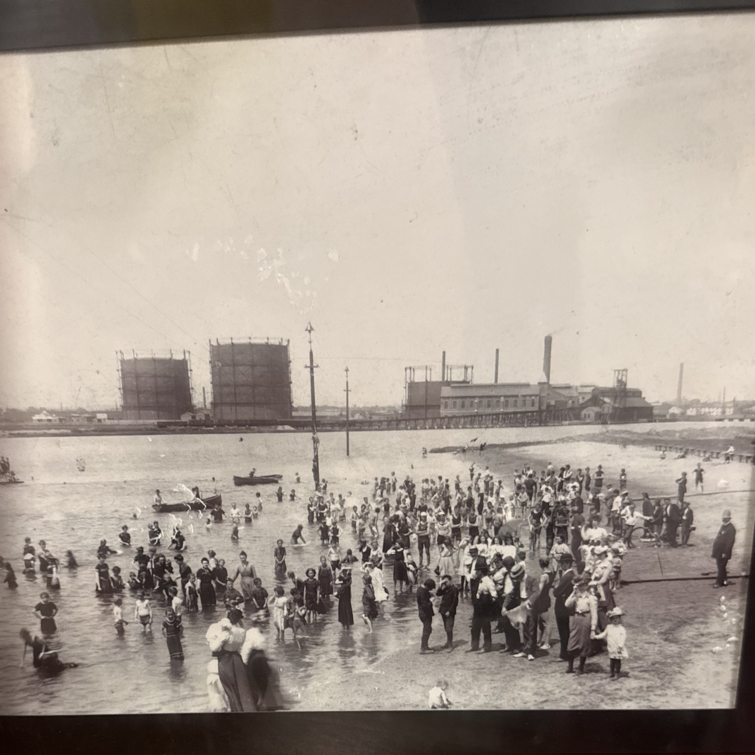 Cantabrigians Gather at Magazine Beach," 1906. This snapshot of everyday life in Cambridge captures the community and era our organization's earliest history took root in. (Photo: Walter L. Colburn Collection, Cambridge Historical Commission)