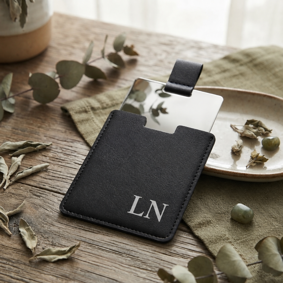 Black Personalised Pocket Mirror.png