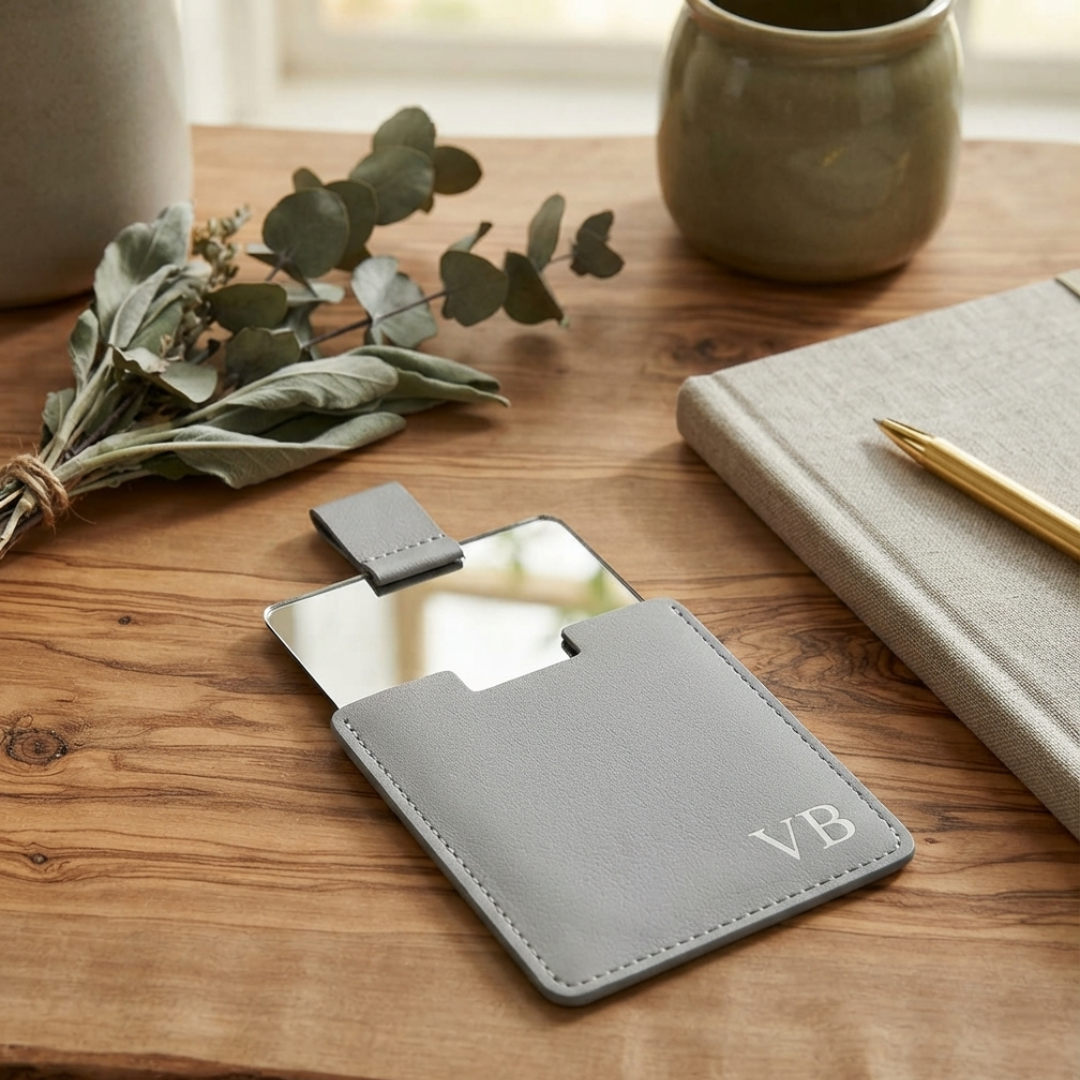 Grey Personalised Pocket Mirror.png
