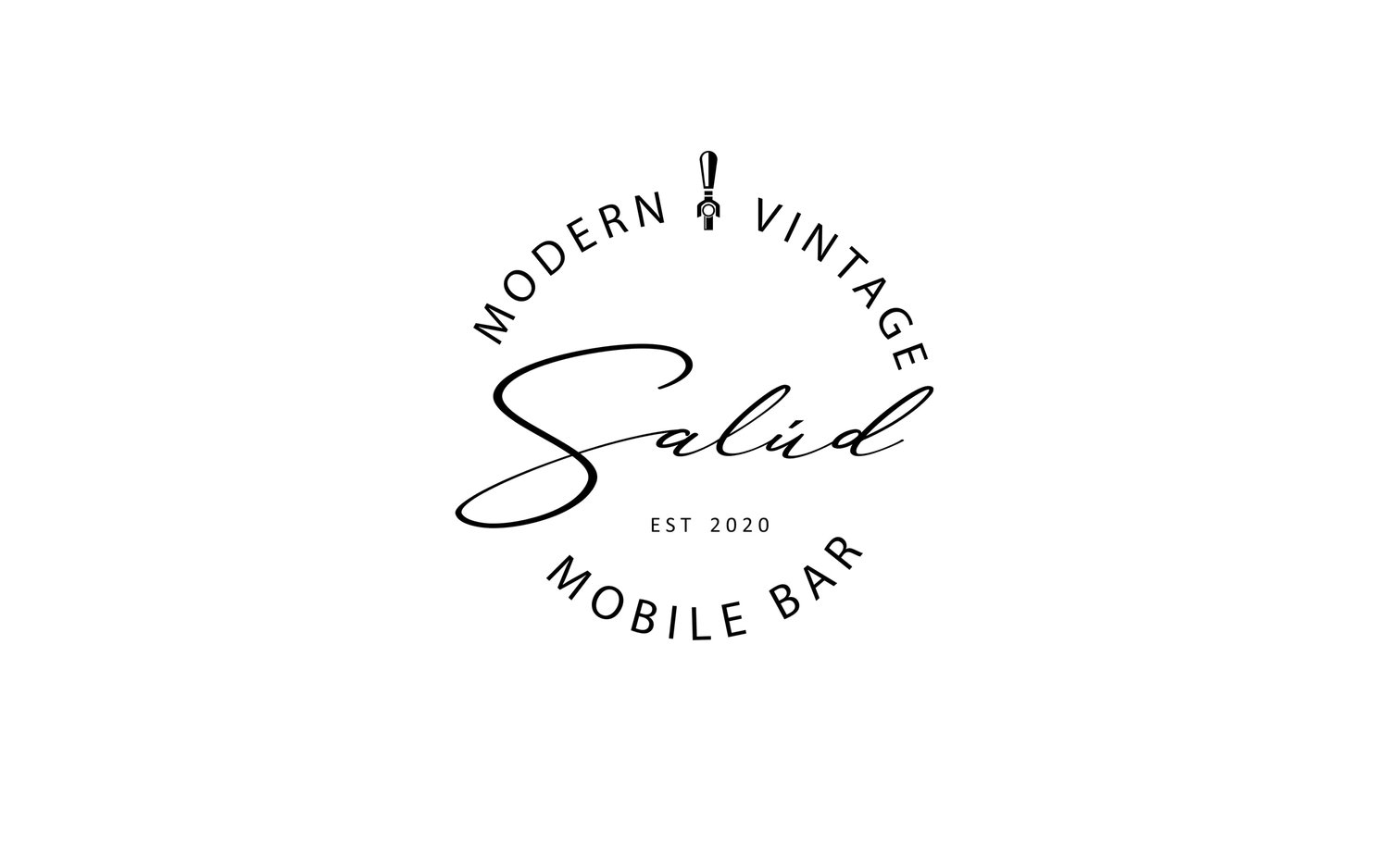 Salud Modern Vintage Mobile Bar