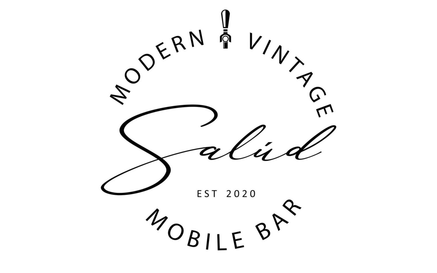 Salud Modern Vintage Mobile Bar