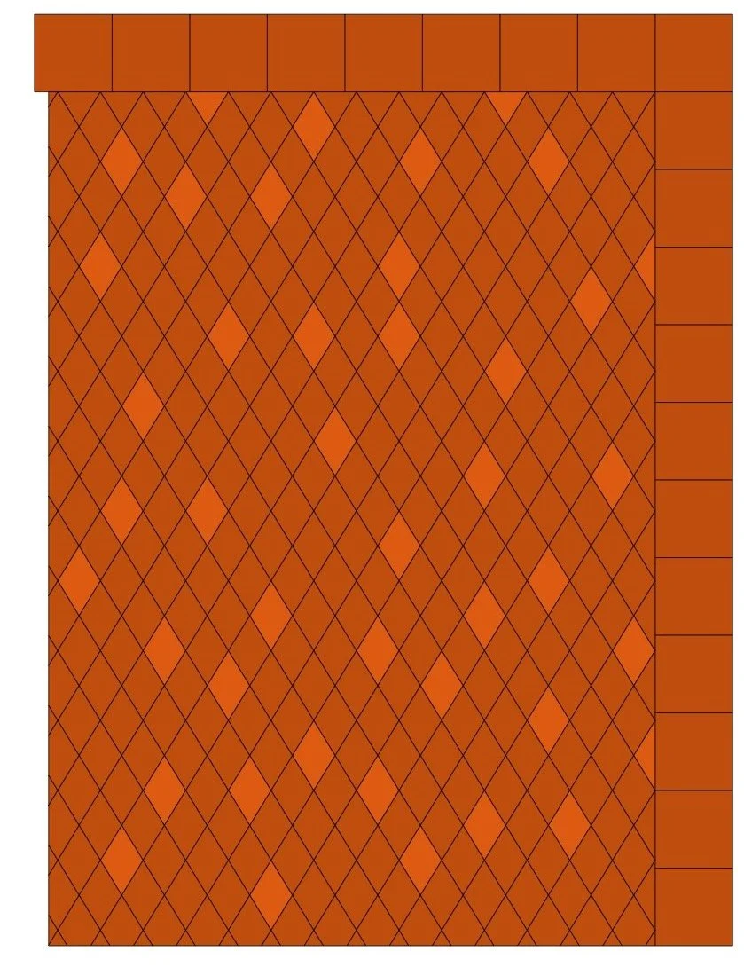 We tested geometric combinations,