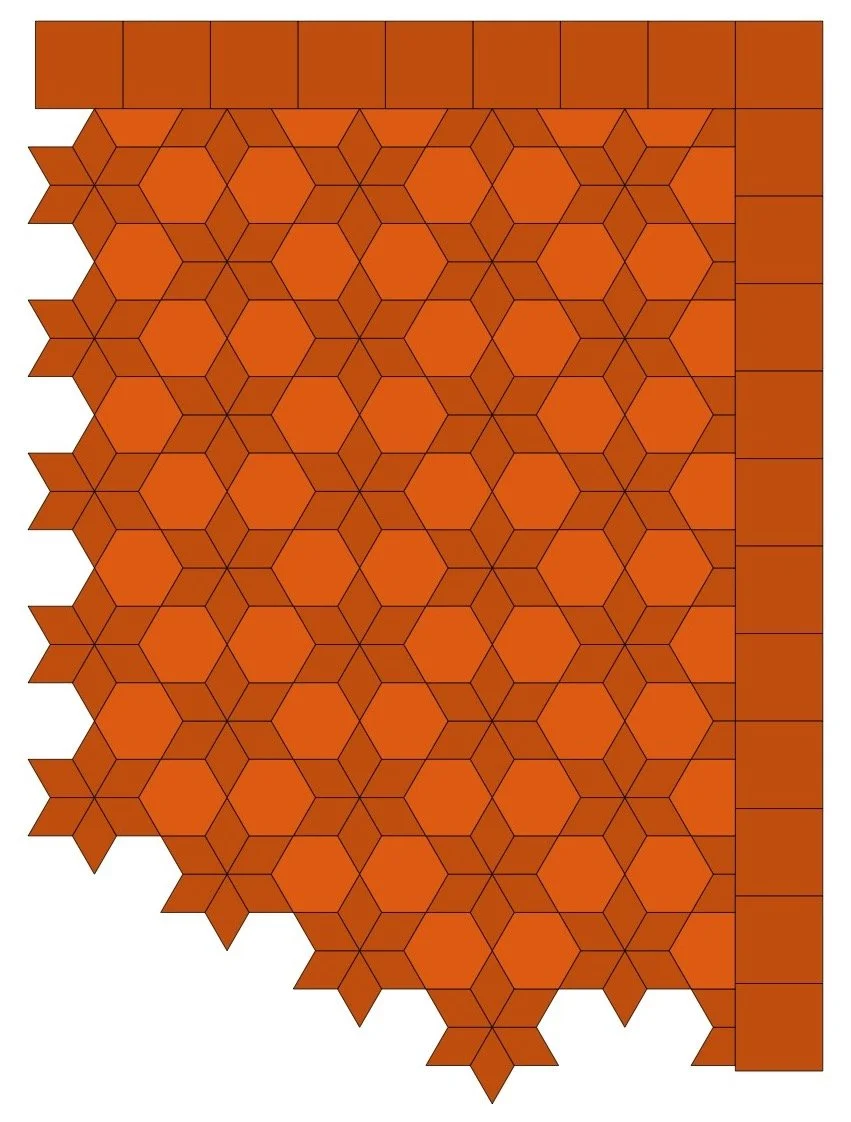 and chose a flower pattern, perfect for the house.