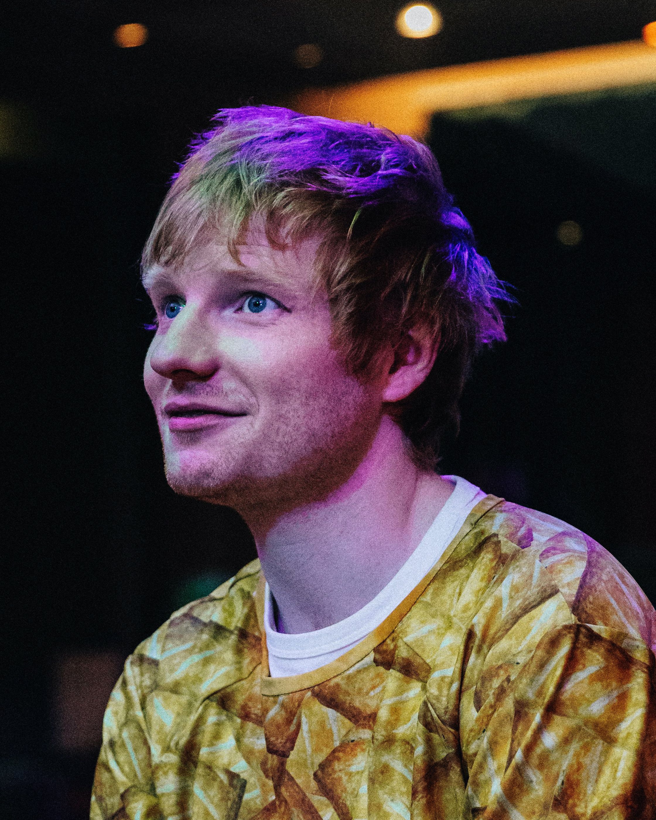 High quality picture of Ed Sheeran taken by Ben McConnachie (Crescent Creative) for the Christmas Number One campaign in London.