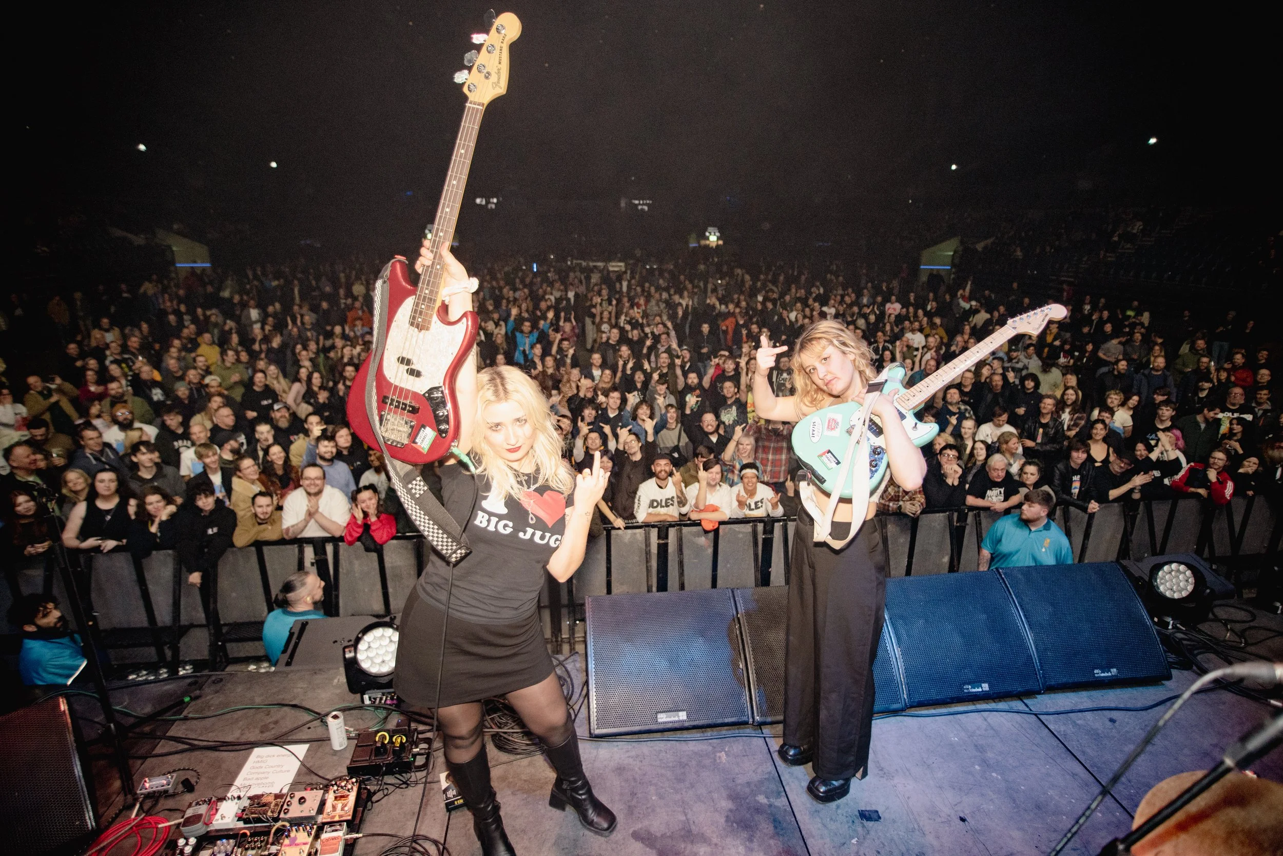 Lambrini Girls - M&S Bank Arena, Liverpool - November 2024 - Jim Taylor Photo.