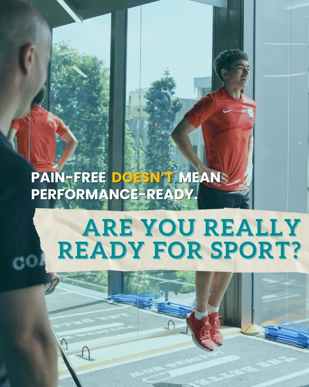 Ready to return to sport? Jumping back too soon can increase your risk of re-injury and set back your progress 💥⁠
⁠
✅ True &ldquo;readiness&rdquo; isn&rsquo;t just feeling good, it&rsquo;s passing objective tests that measure strength, stability, an