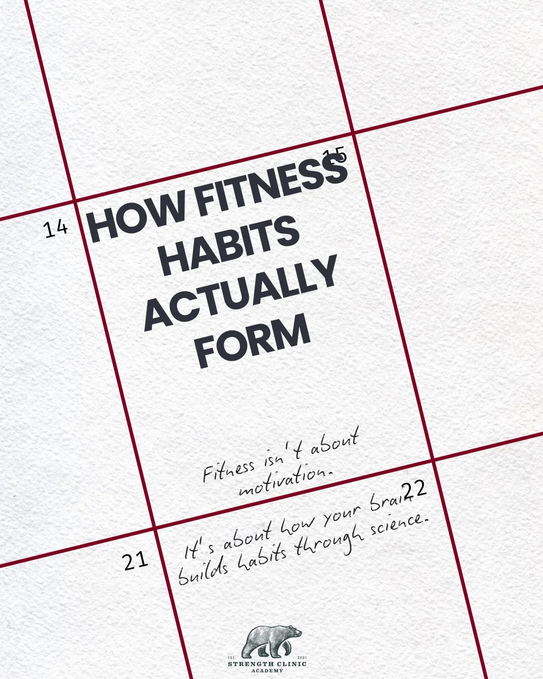 Start With One Strong Habit⁠
⁠
Most people try to change everything in January.⁠
But one consistent habit outperforms ten inconsistent goals.⁠
⁠
Pick one⁠
a weekly strength session⁠
a daily 10 minute walk⁠
a simple mobility routine⁠
Small habits comp