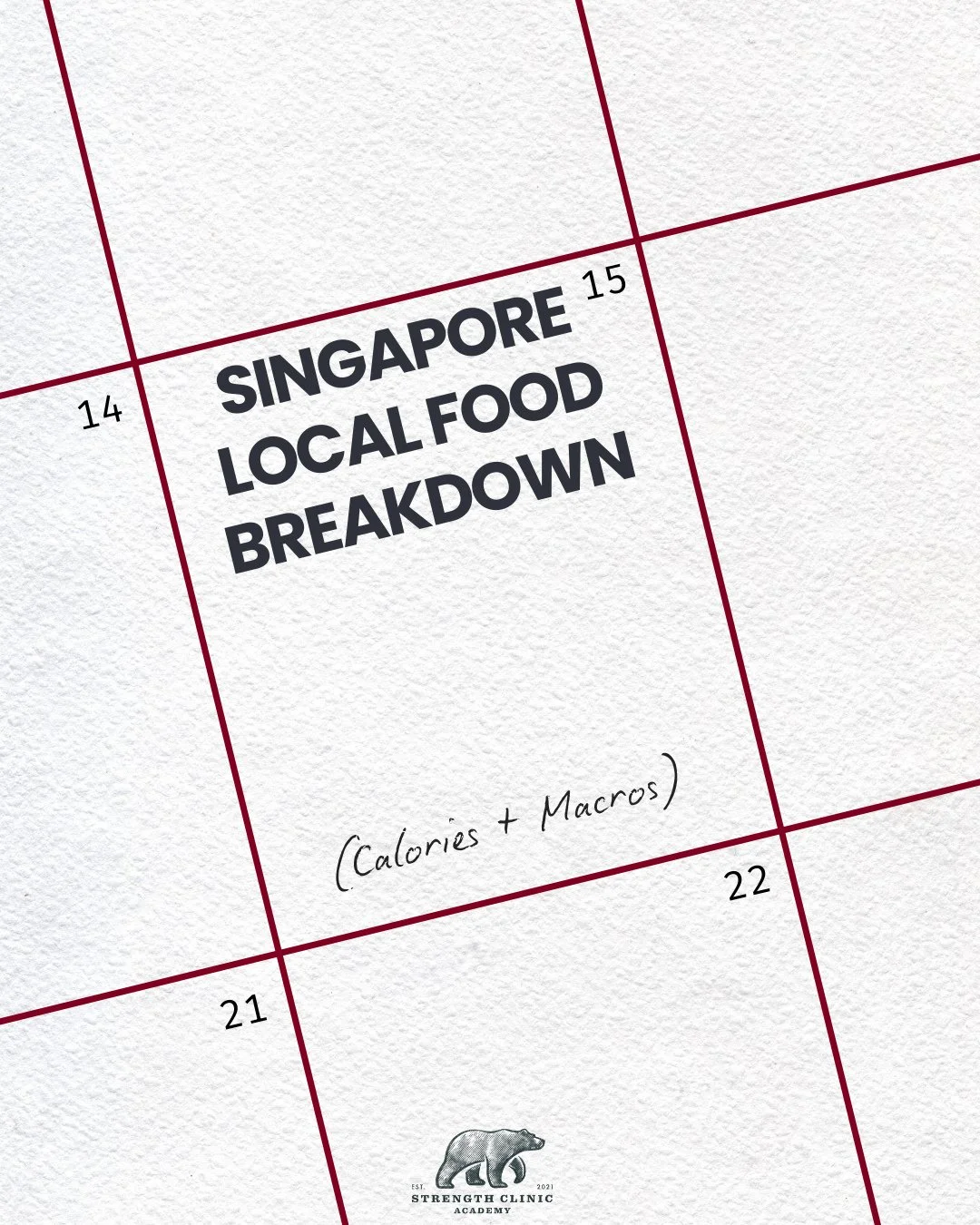 Ever wondered what goes into your favourite Singaporean dishes?⁠
Here&rsquo;s a quick macro breakdown of some local favourites, showing carbs, protein and fats so you can enjoy hawker meals with a little more awareness.⁠
⁠
Tip: Swap heavy sauces, fri