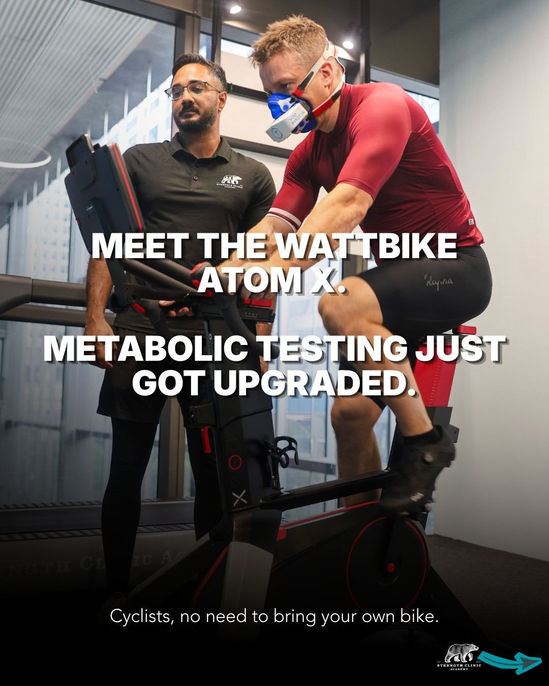 Most people train without knowing their numbers. VO2 max. Lactate threshold. Resting metabolic rate. These are the metrics that tell you exactly how your body performs, recovers and burns energy.⁠
⁠
Now with the Wattbike Atom X, cyclists can get test