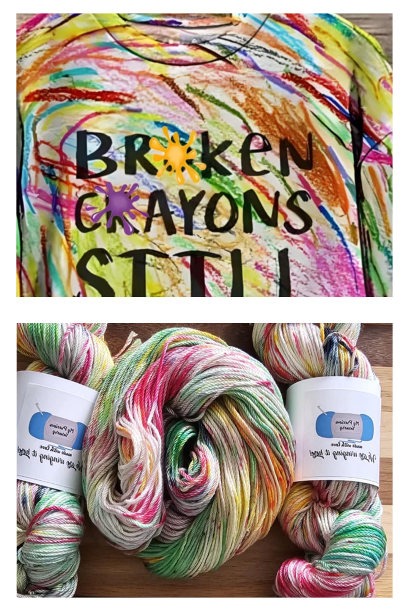 Broken Crayon Pima Cotton Dk