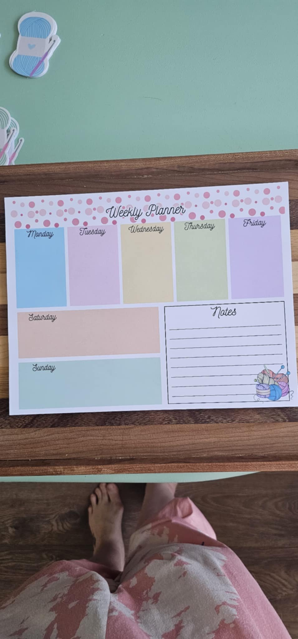 Printable Pastel Weekly Planner