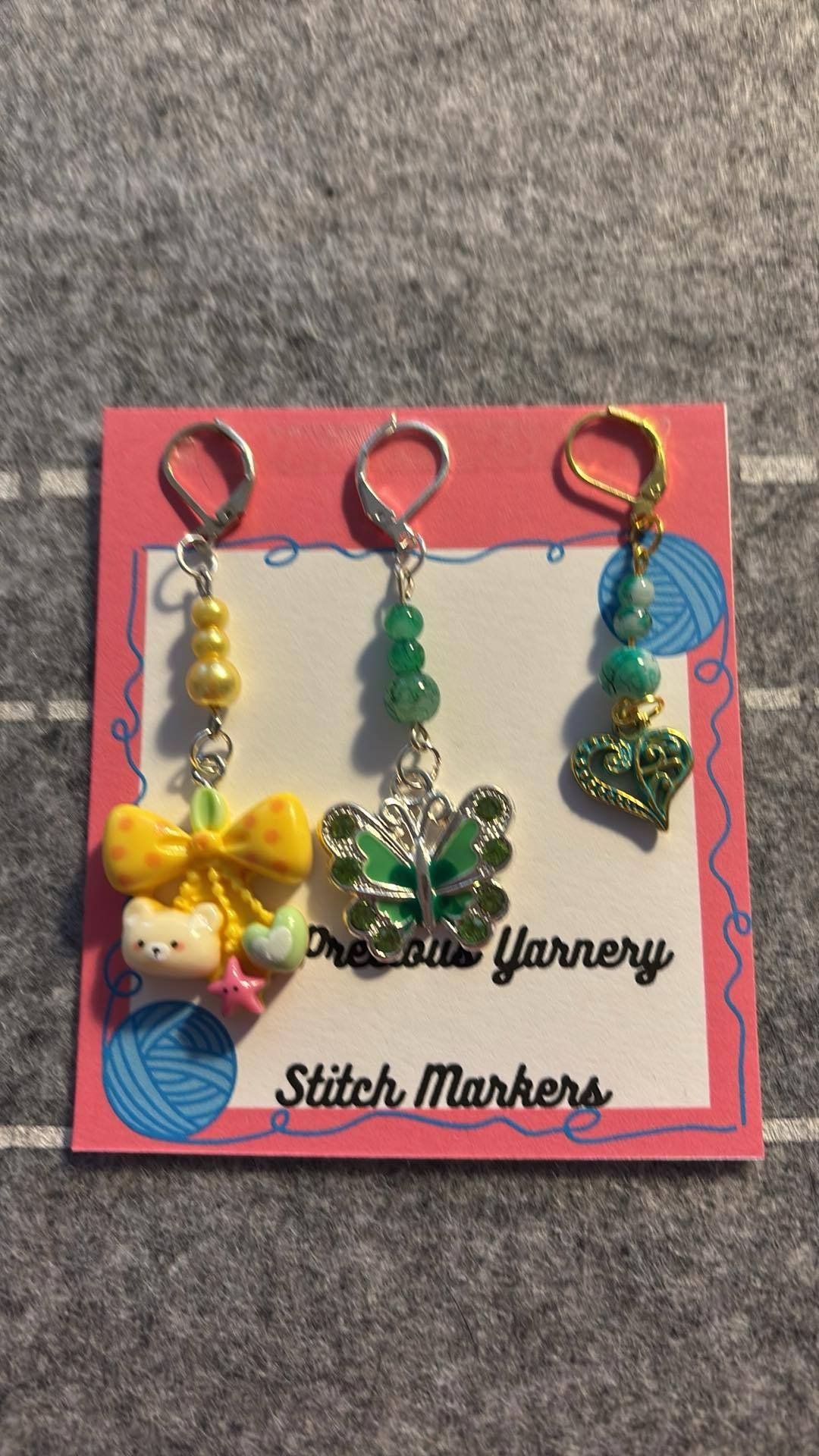 Stitch marker set 9