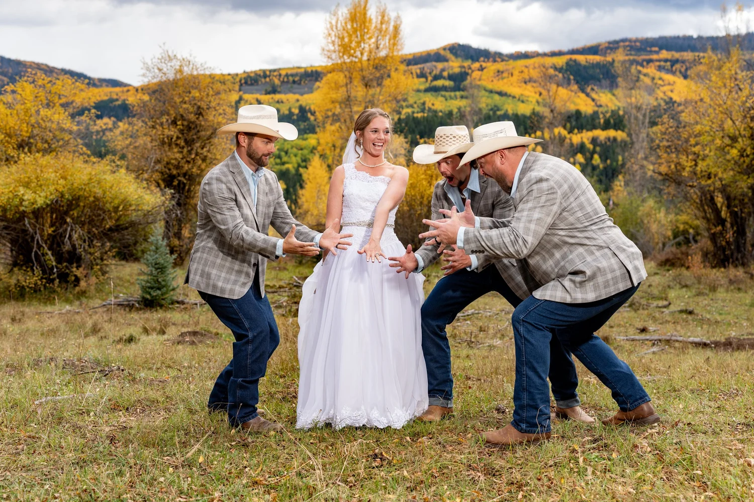 Wedding photography southern Colorado cinematic portrait