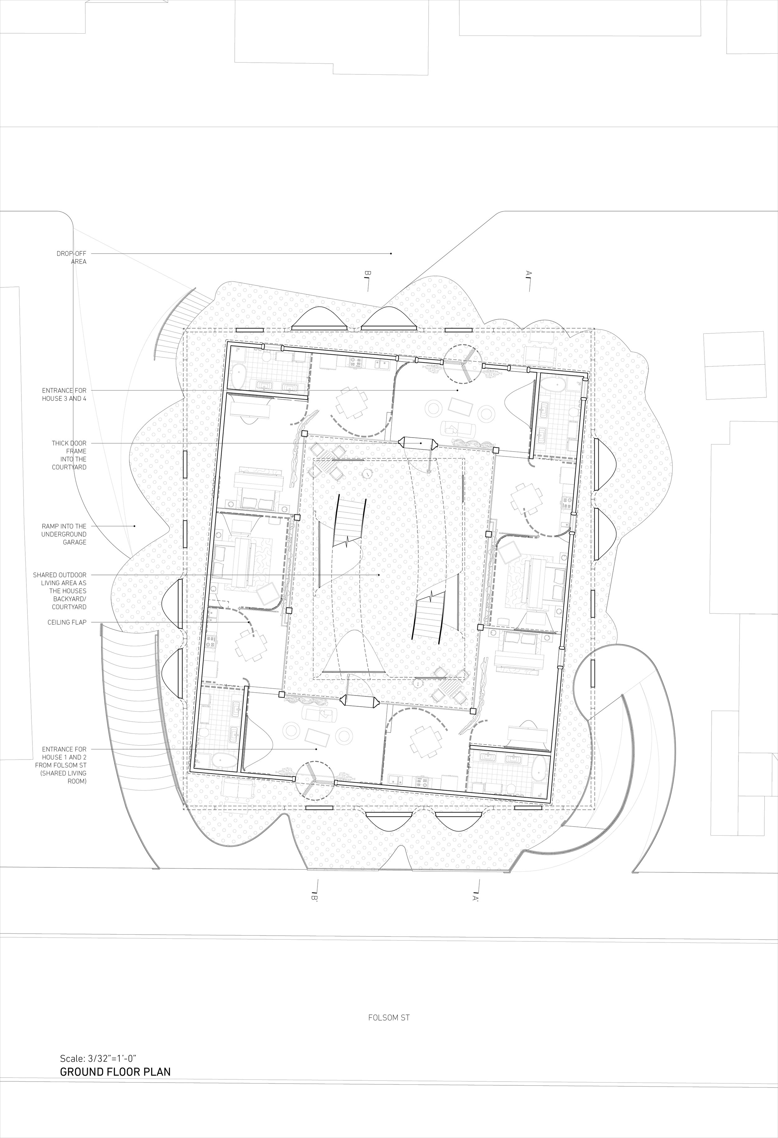 Quadplex Ground Floor Plan
