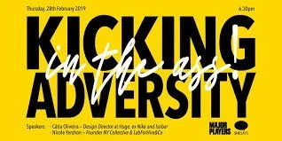 SPEAKING AT SHE SAYS, “KICKING ADVERSITY IN THE ASS” - London