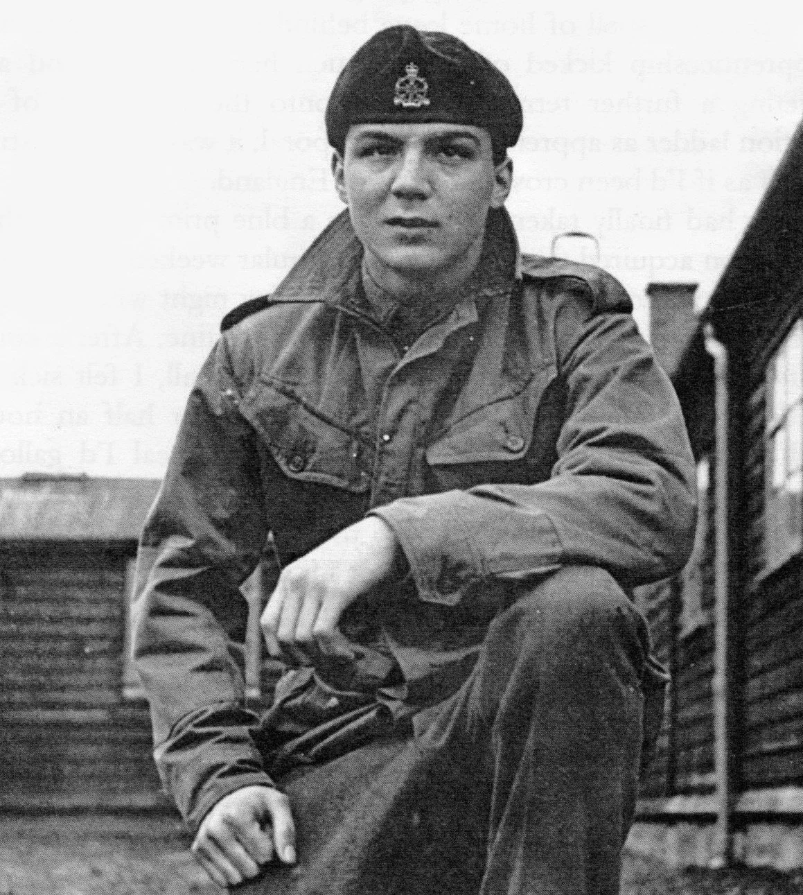Frank at age 17 in Army uniform