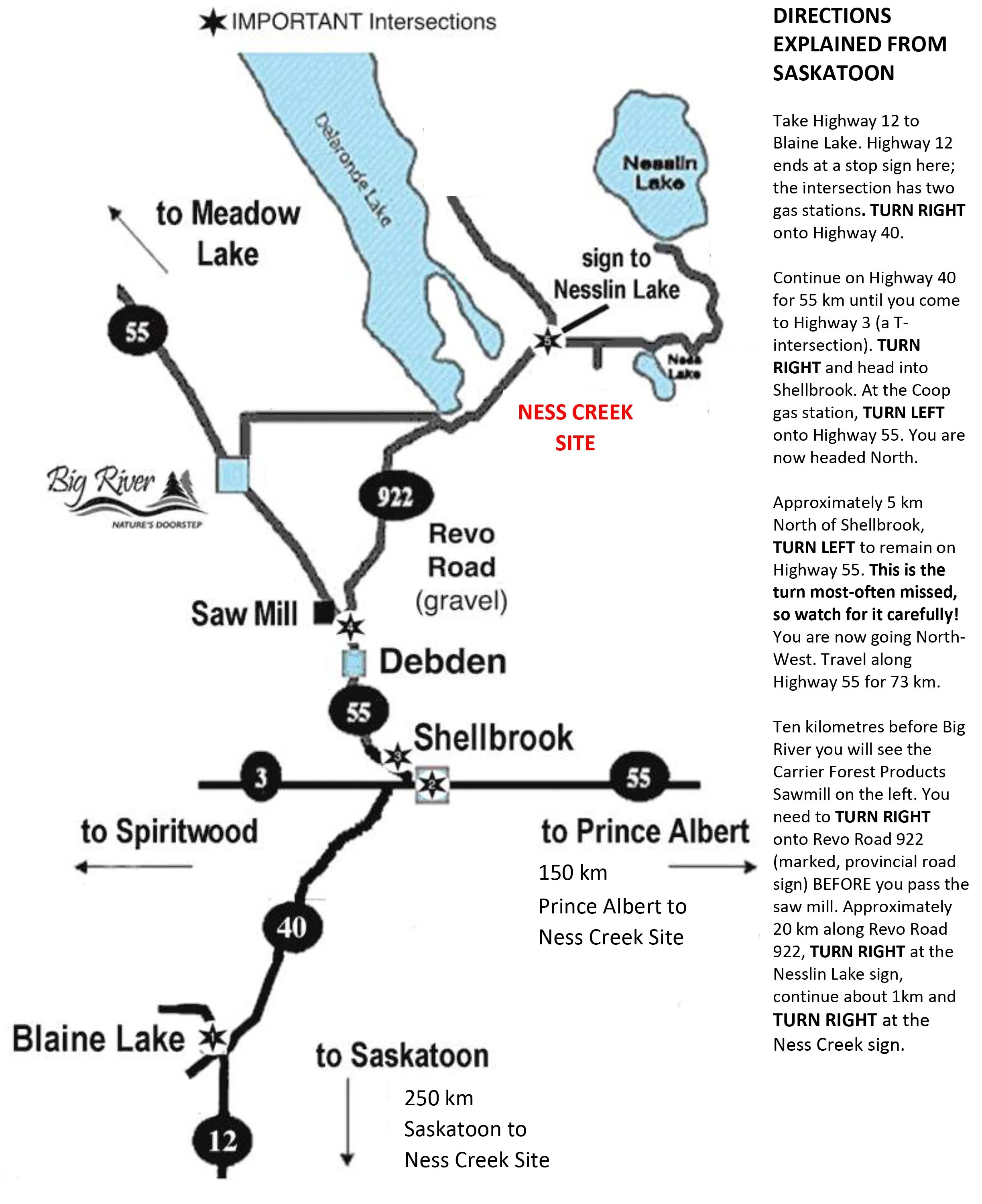 Directions to Ness Creek — Jack Pine Music Festival