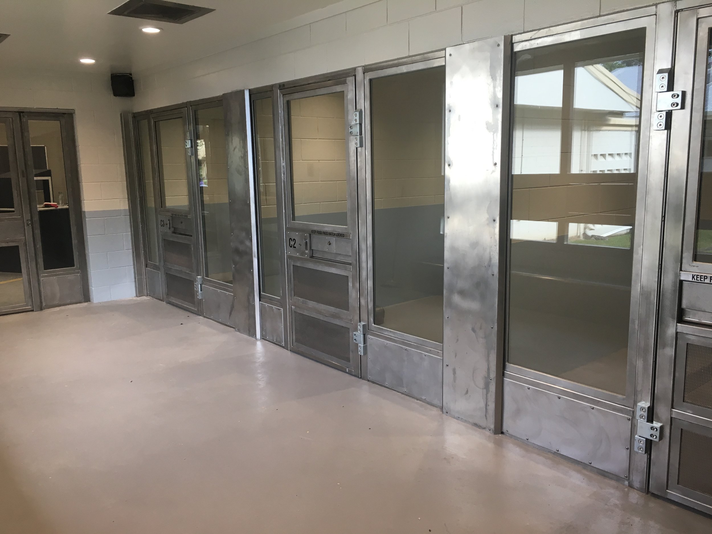 Holding Cell Curtain Walls
