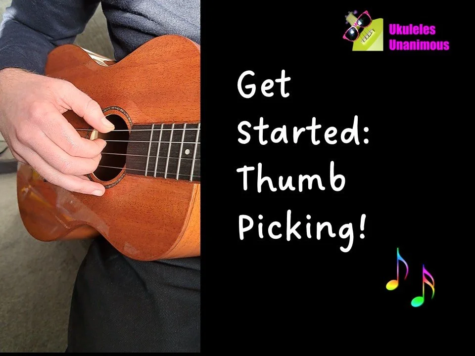 How to Thumb Pick on the Ukulele (Easy Beginner Lesson)