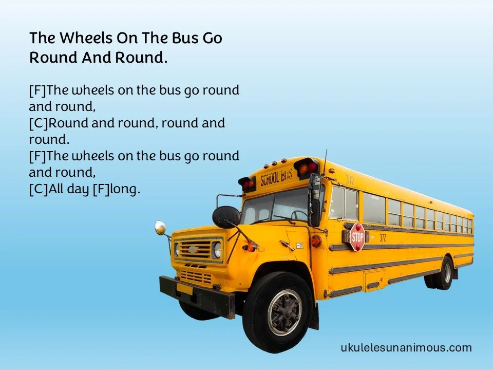 Lyrics for The Wheels on the Bus.