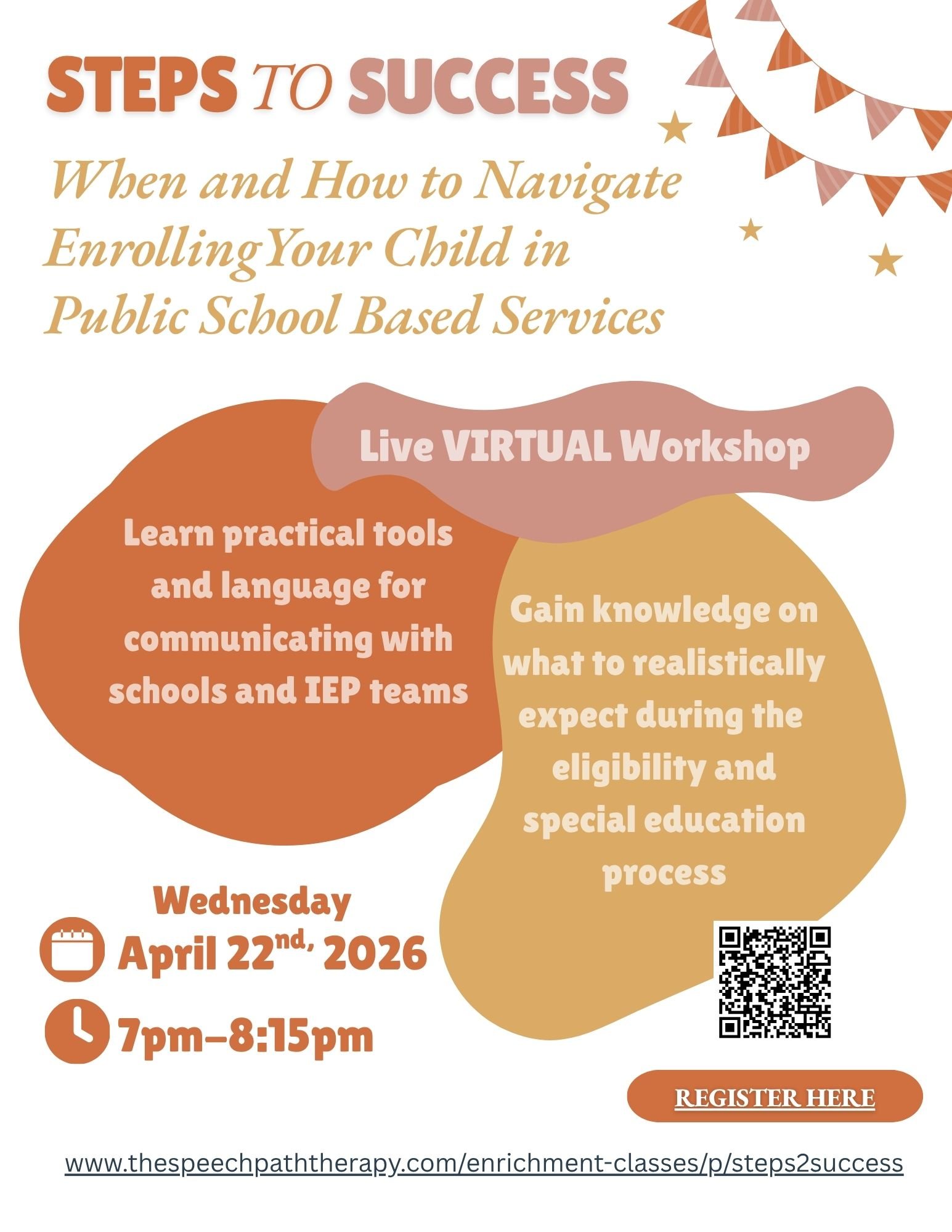 Steps to Success: Live Virtual Workshop