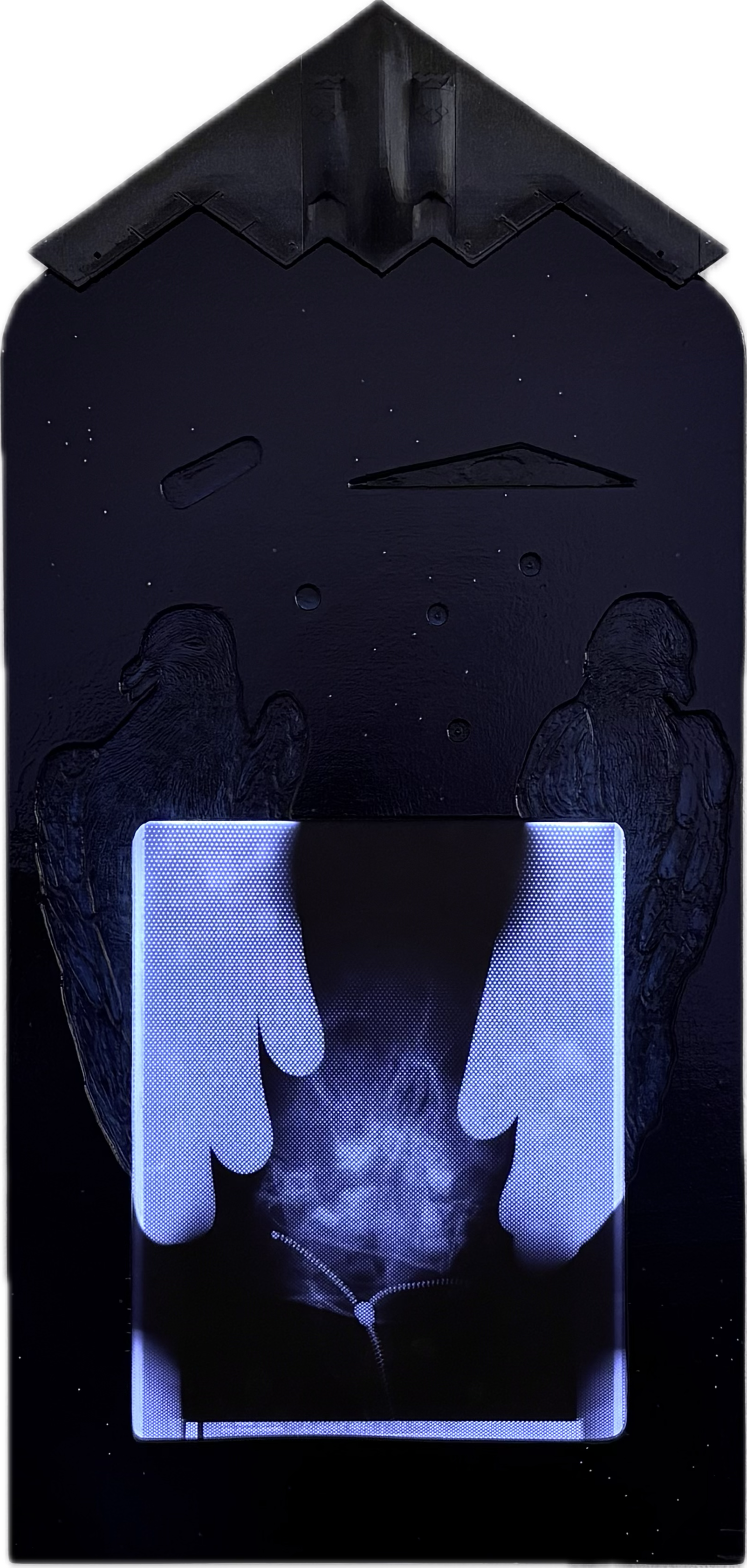 Make Believe (Evidence-Based Reality V) / 75 x 35 cm / Mixed Media / 2026