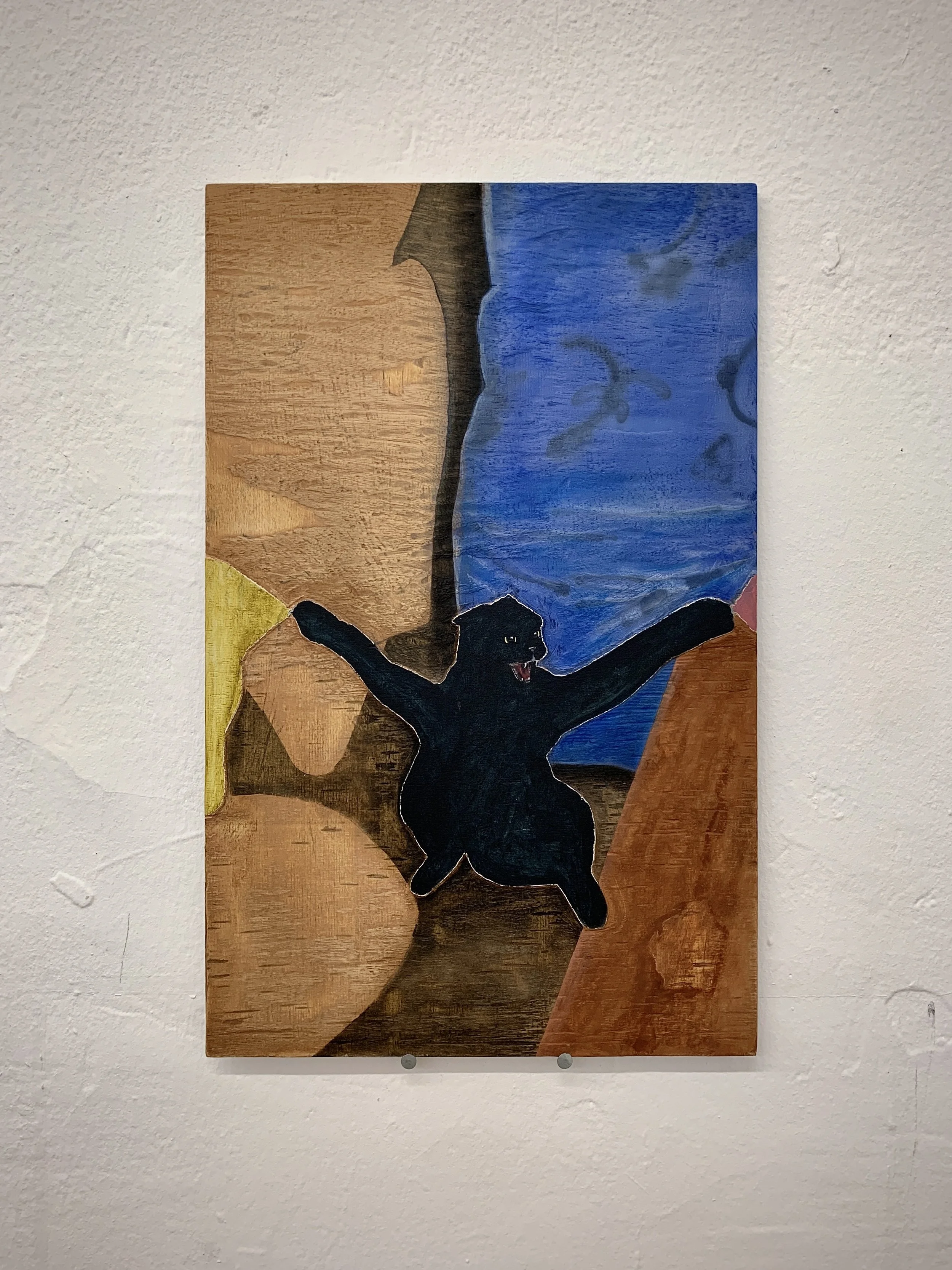 Separation Anxiety /
Öl, Acryl und Airbrush auf Holz /
32 x 50 cm