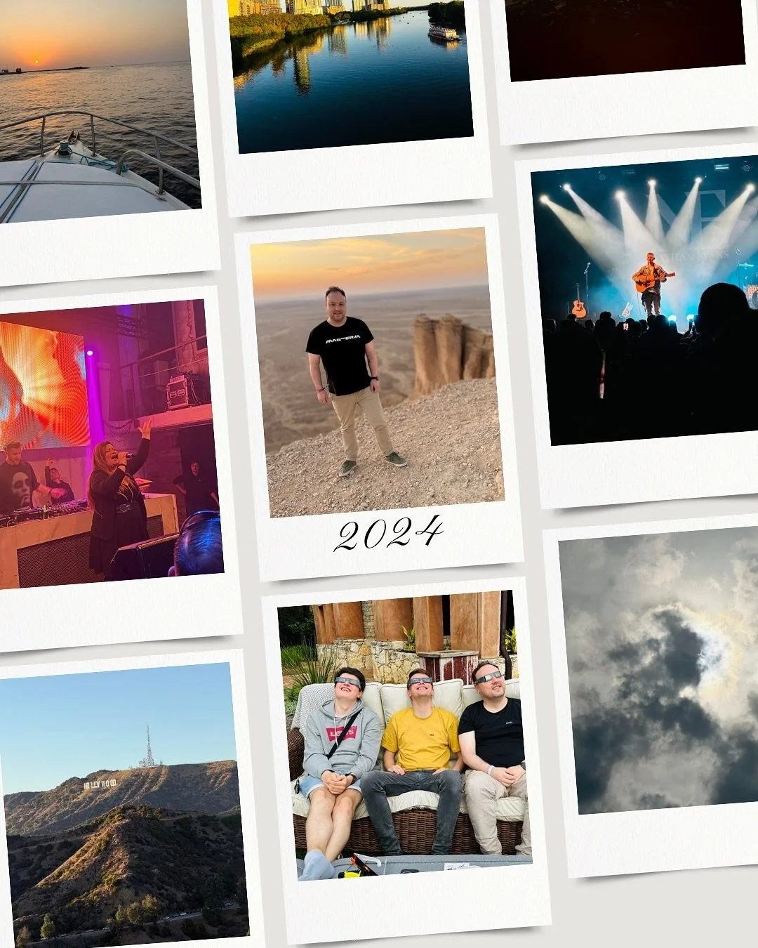 Year 2024 in review | Going through my photos of 2024 with beautiful travels and emotional concerts:

Jan | Valencia, Spain 
Mar | Frankfurt, Germany, @nathanevanss.ig 
Apr | Texas, USA, roadtrip Austin, solar eclipse, Houston space center, vineyard 