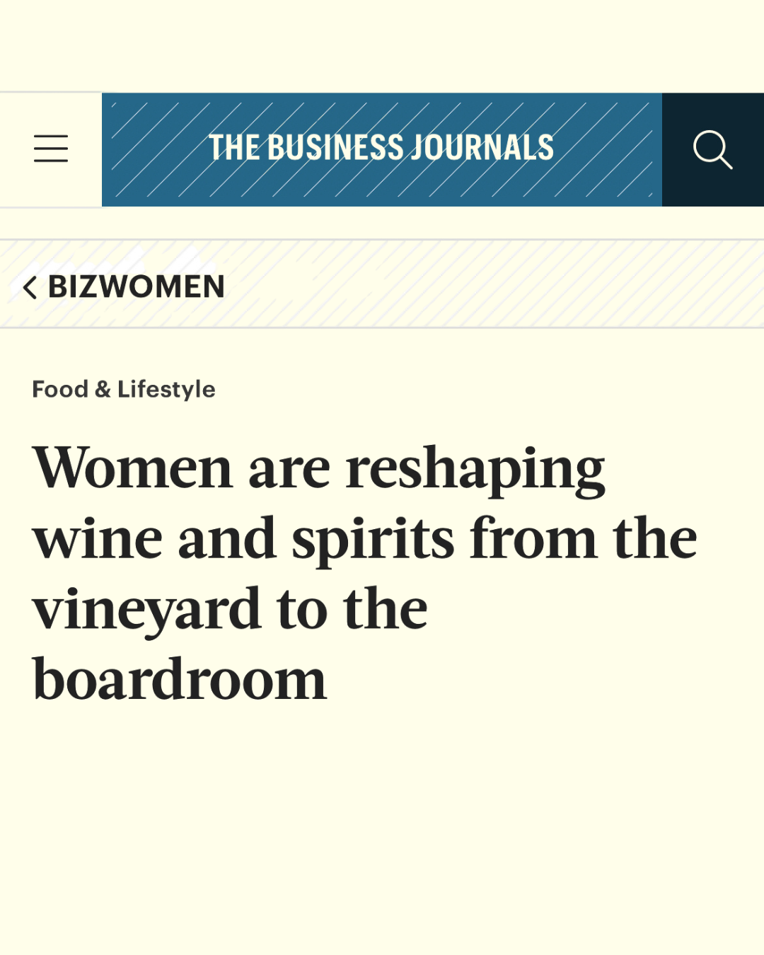 women reshaping the wine industry -erin reddan
