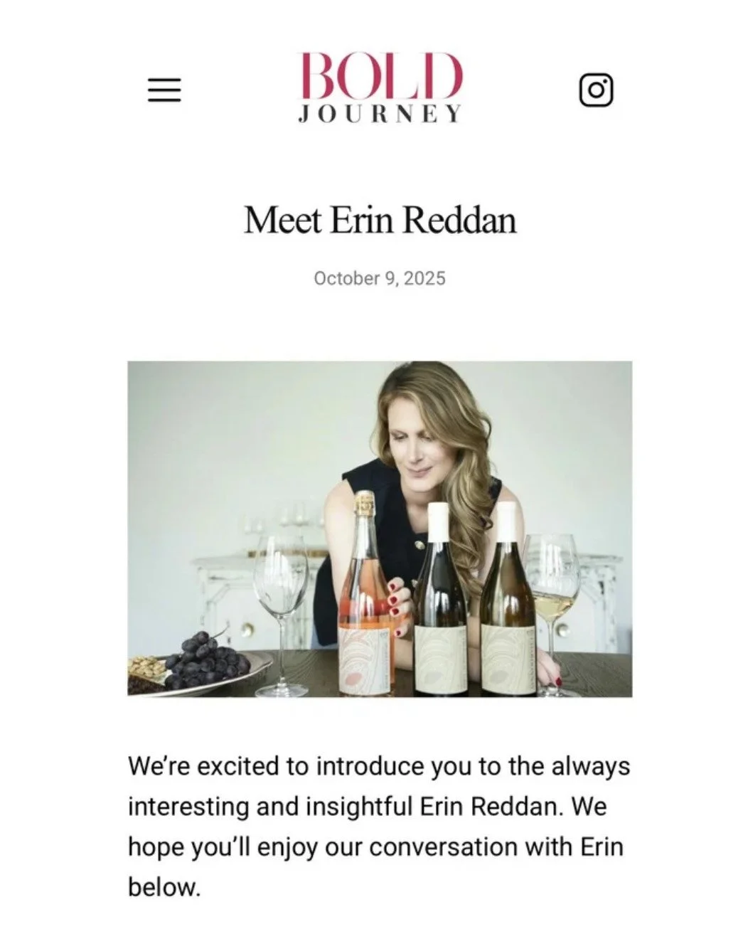 California wine for women