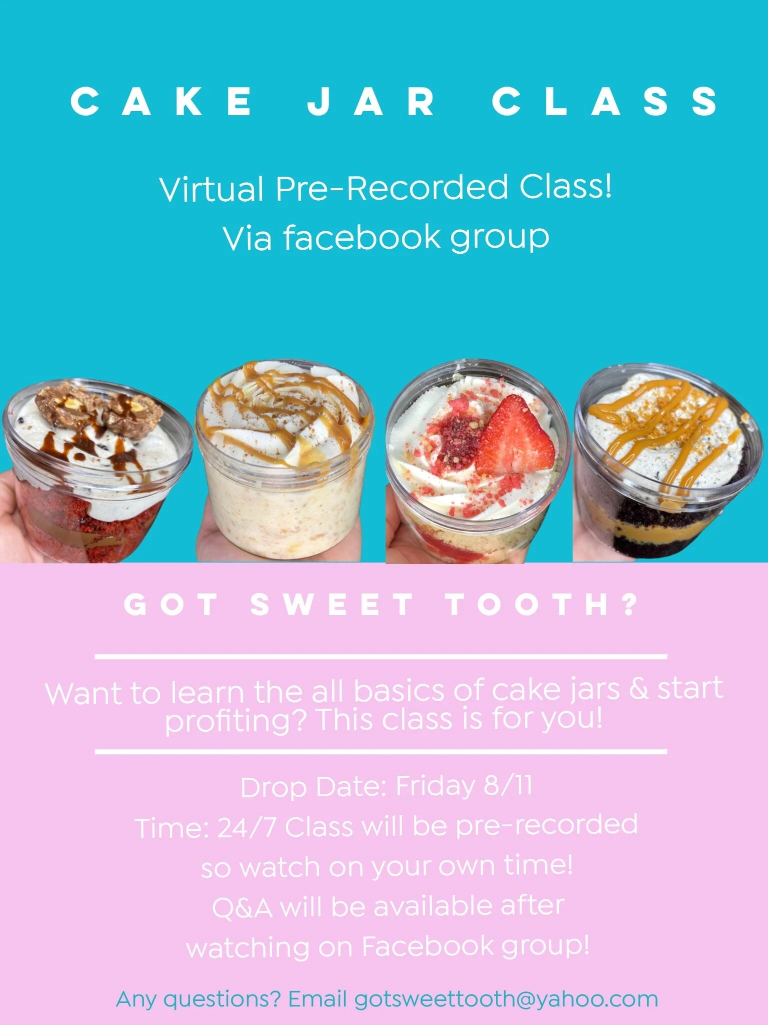 CAKE JAR VIRTUAL CLASS