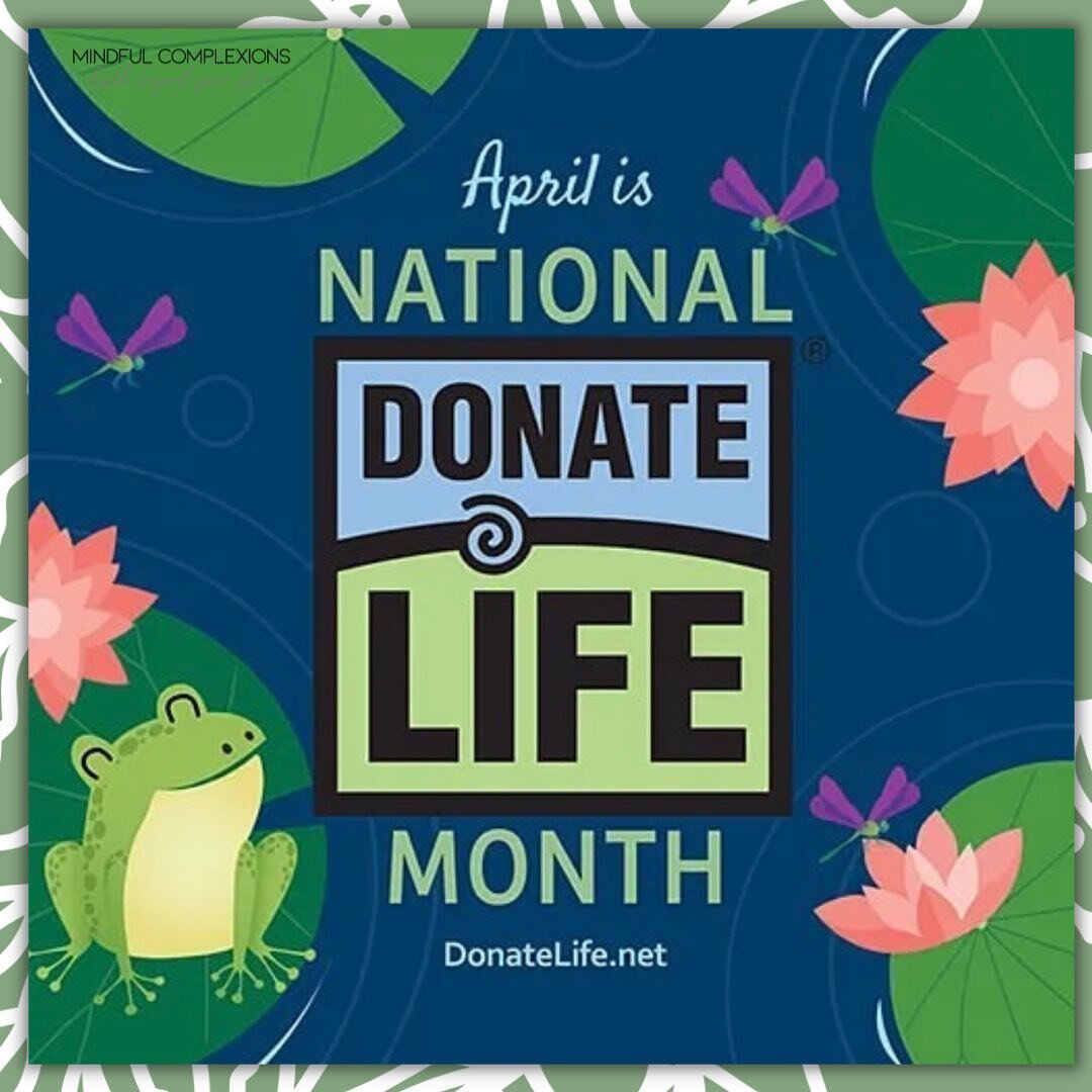 𝑨𝒑𝒓𝒊𝒍 𝑺𝒑𝒆𝒄𝒊𝒂𝒍𝒔!! 💚
&bull;
April being Donate Life Month, has a special place in my heart! (&bull;literally&bull;)
&bull;
Everyone who works in healthcare, first responders, or who or organ donors, will receive 15% off your service this 
