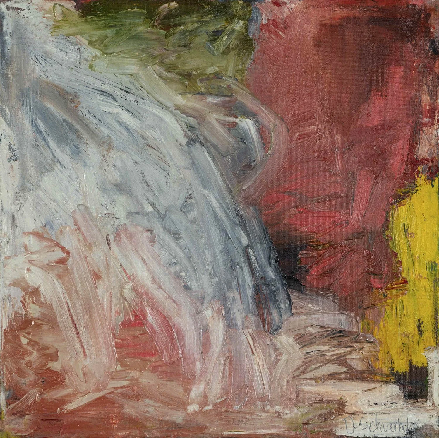 Spill | 12X12 | $400 (Framed)