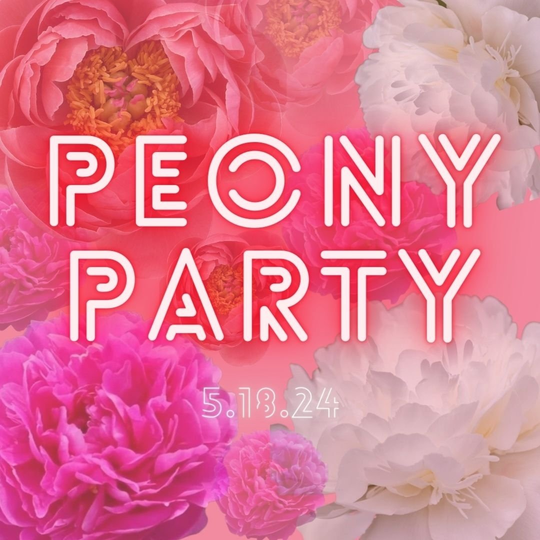 If experiences are your preferred way to gift, we have just the thing! Our Peony Party class will take place just one week after Mother's Day! 

Per usual, there is a discount for those who buy tickets in pairs :)