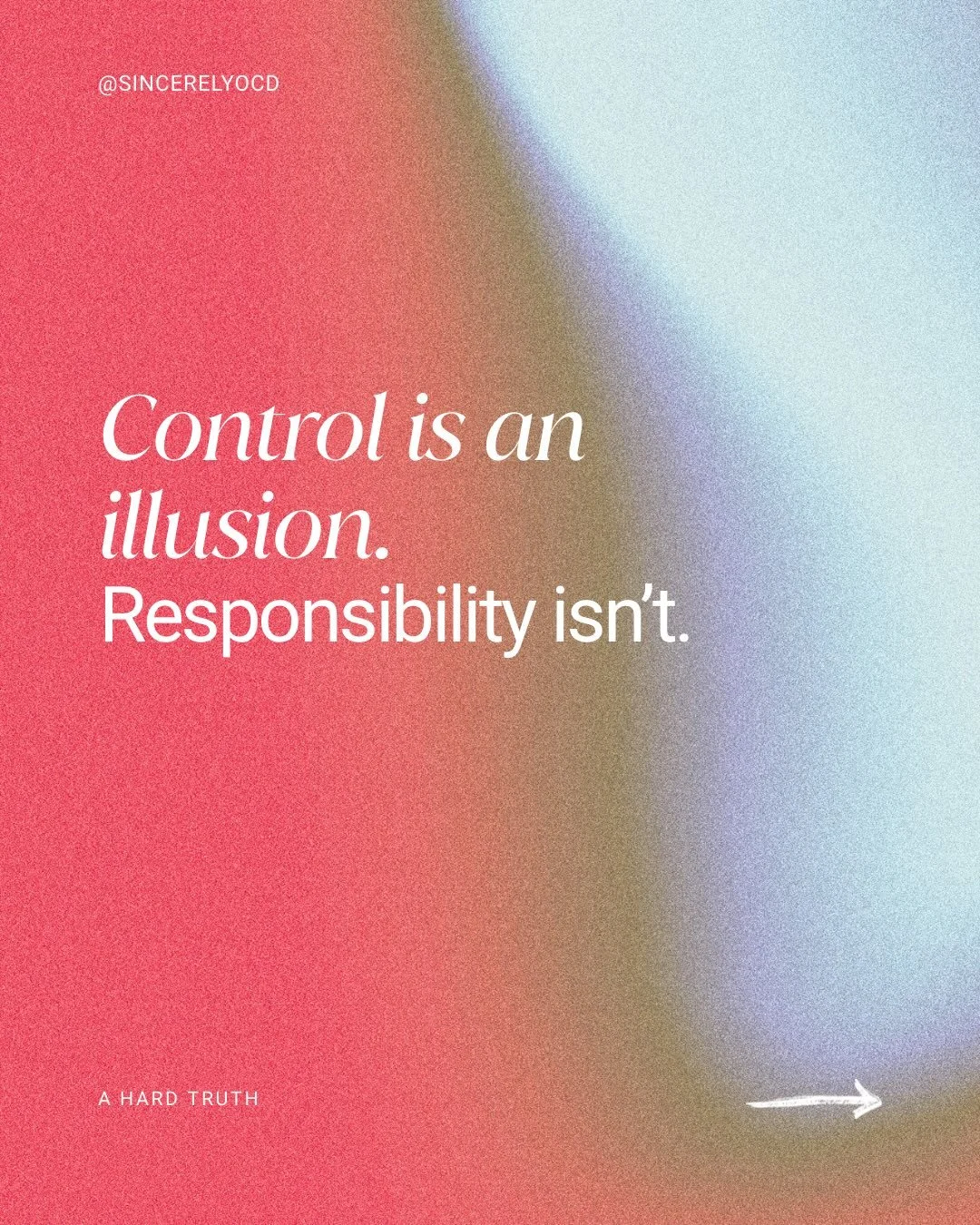 Responsibility is the deal. Making the choice anyway. Feeling the full weight of it without knowing what&rsquo;s on the other side.

That weight isn&rsquo;t a red flag. It&rsquo;s just what it feels like to care about something enough to choose it.

