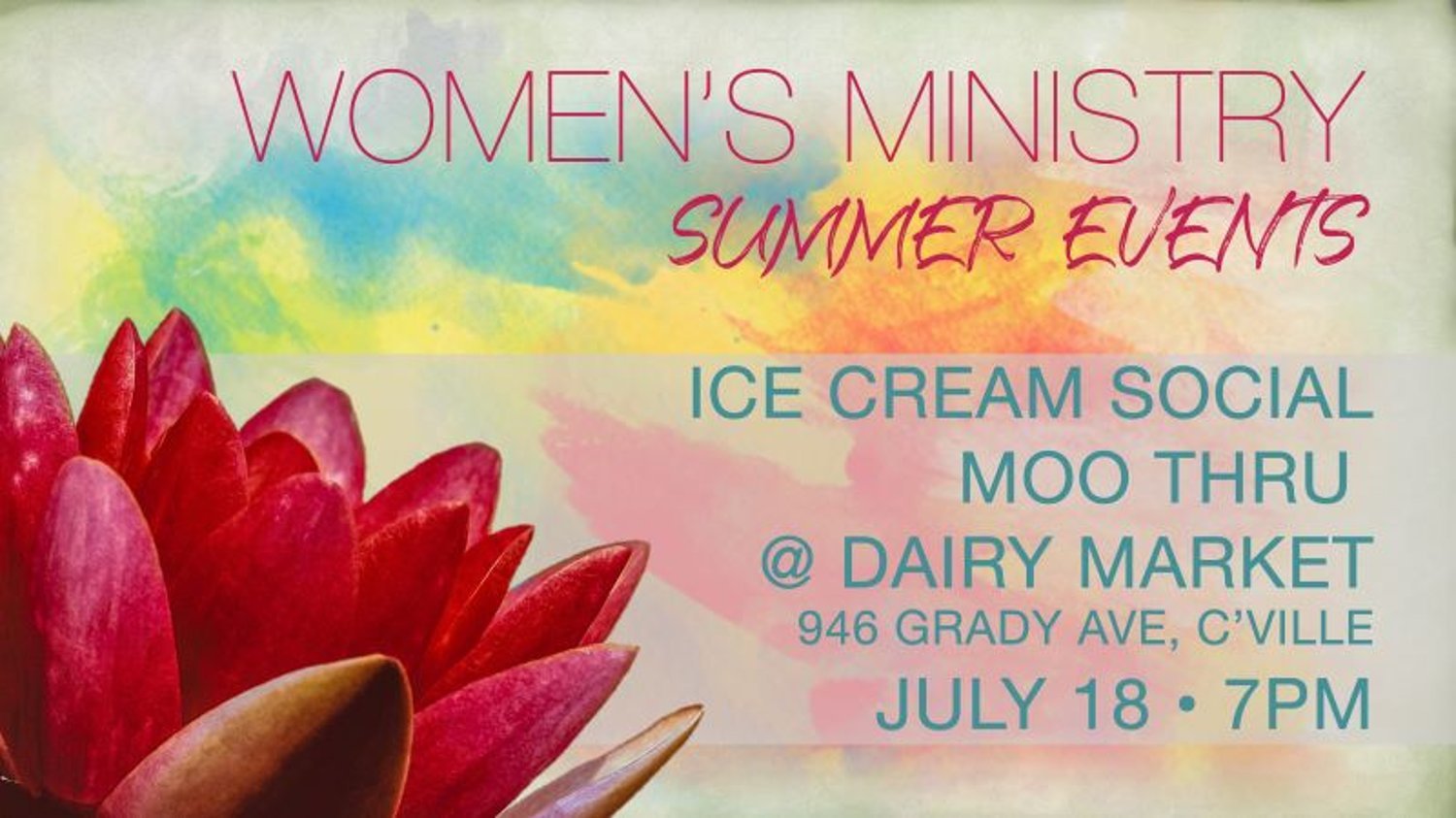 Women's Ministry Ice Cream Social